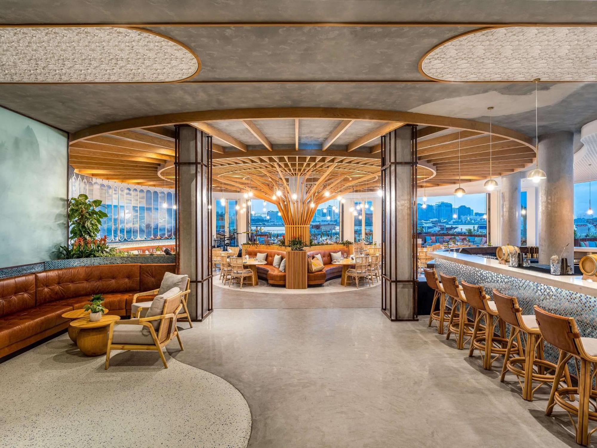 Rixos Gulf Hotel Doha Exteriör bild The interior of the Starbucks Reserve Roastery in Seattle